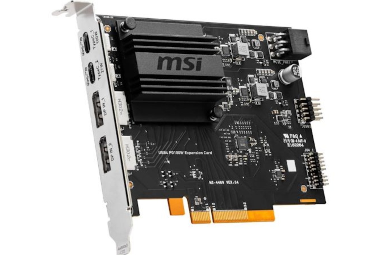 Msi In Arrivo Una Scheda Di Espansione Pcie Con Usb E Usb C W