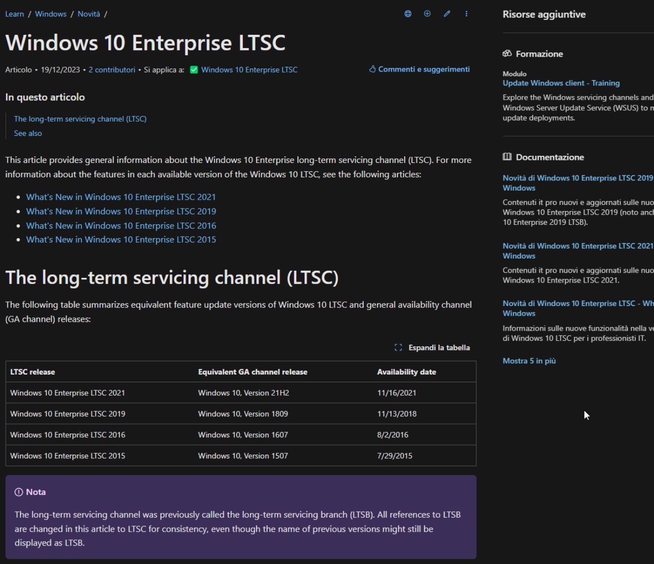 Windows 10 LTSC vs Windows 11 LTSC: come aggiornare