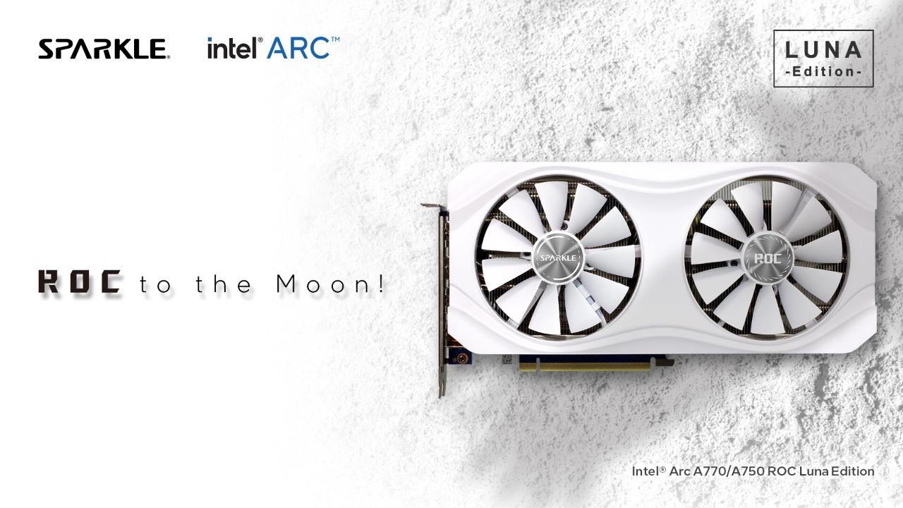 Costum Roc Intel Arc A770 e Arc A750: Sparkle ha annunciato la nuova serie custom ...