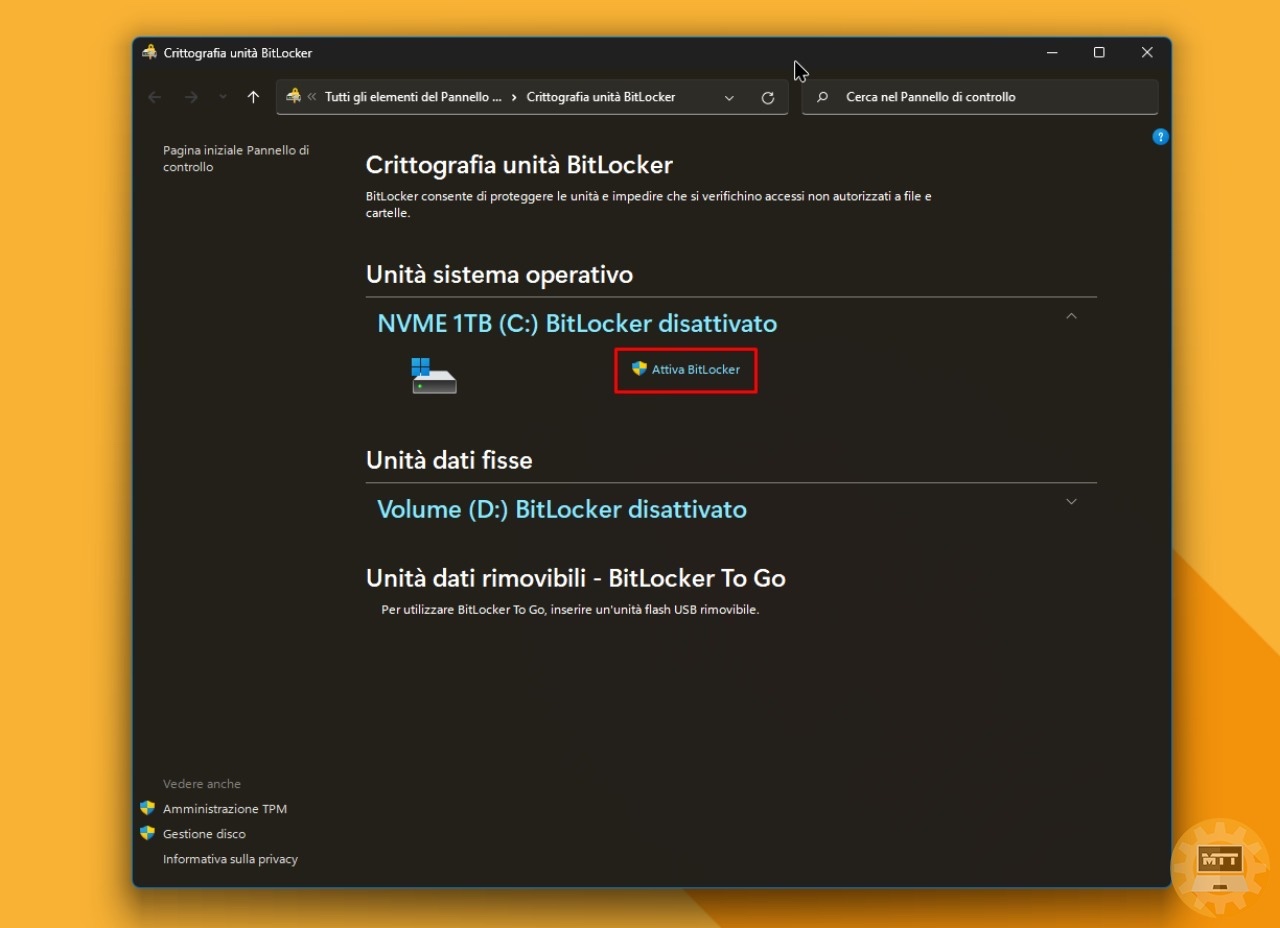Windows 11: l'aggiornamento 24H2 includerà BitLocker anche per la versione Home