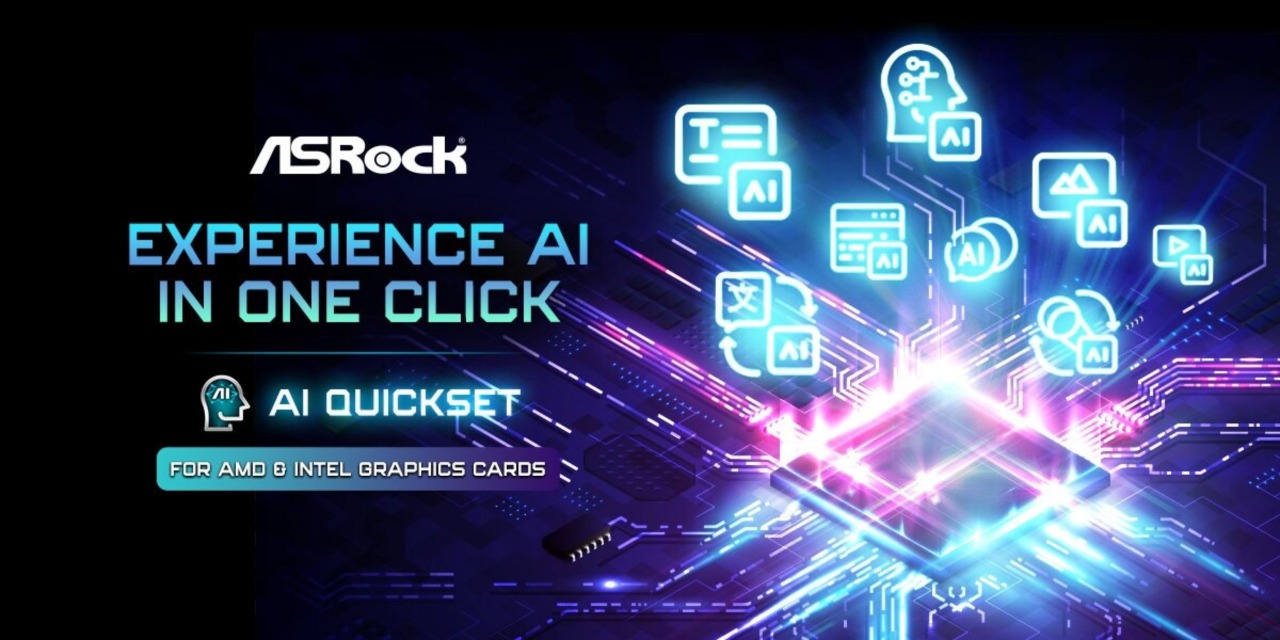 AsRock: annunciato AI Quickset Software Tool per GPU Intel Arc ed AMD