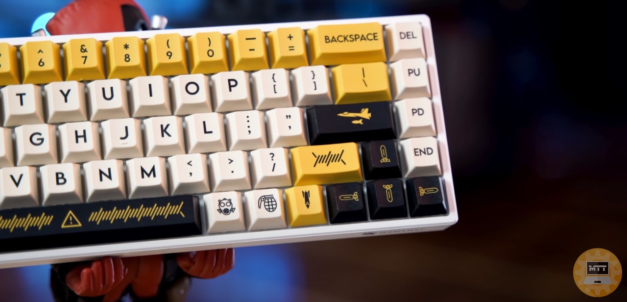 gateron pro yellow keycaps switch