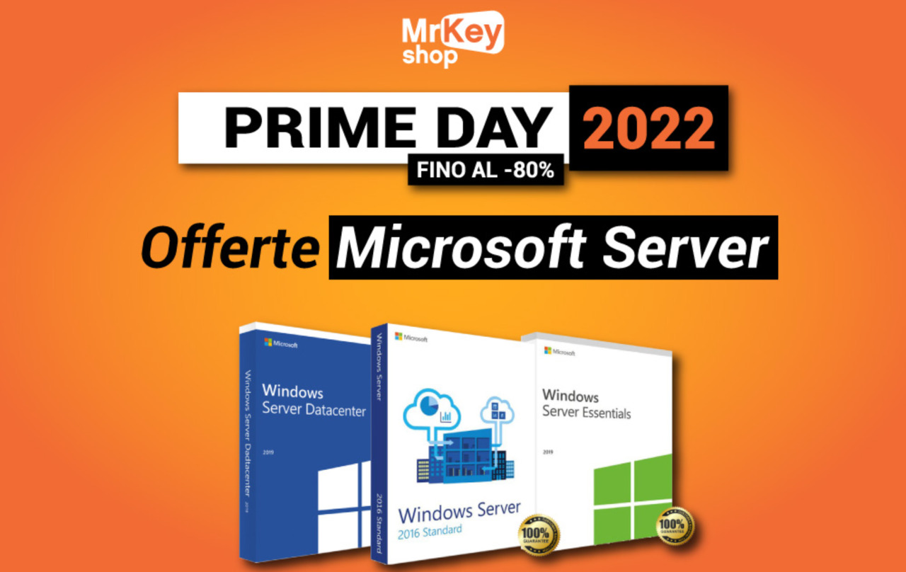 offerte prime day Windows Server